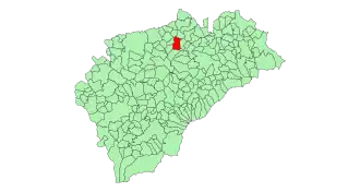 Kaart van Fuente el Olmo de Fuentidueña