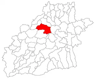 Kaart van Șeica Mare