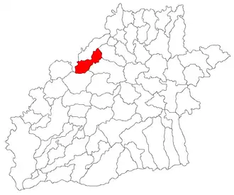 Kaart van Șeica Mică