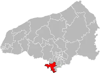 Locatie van het kanton