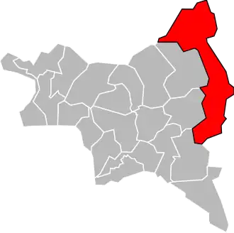 Locatie van het kanton