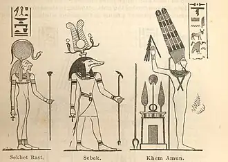 Sobek met zijn specifieke kroon