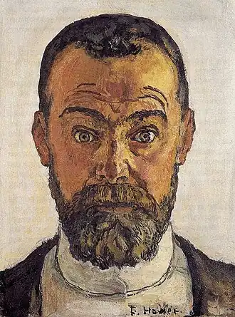 Zelfportret met opengesperde ogen (1912)