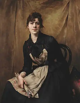 Zelfportret, 1877.