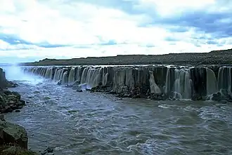 De Selfoss vanaf het oosten
