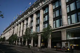 Vestiging van Selfridges in Londen