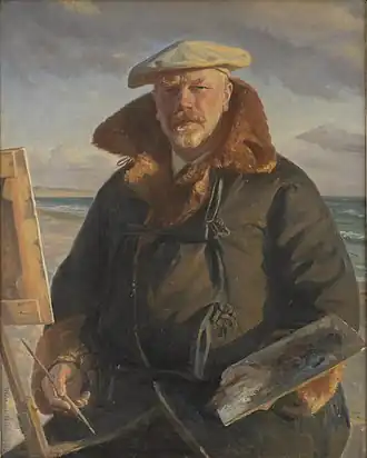 Michael Ancher, zelfportret, 1902