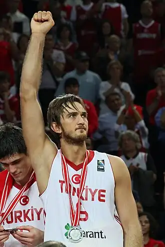 Semih Erden tijdens het WK 2010.