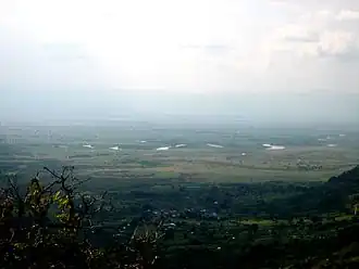 De rivier Semliki die de grens vormt tussen Oeganda en Congo (Kinshasa)