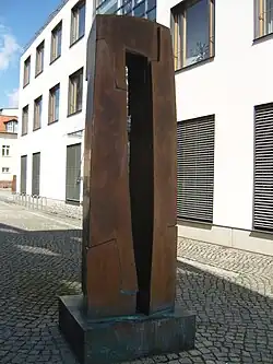 Sculptuur in Seftenberg (Brandenburg)