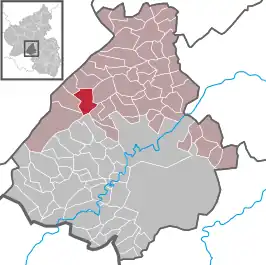 Kaart van Sensweiler