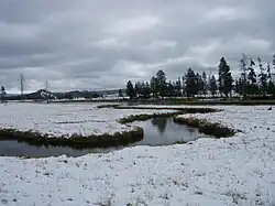 Instroom van de Sentinal Creek in de Firehole bij de Fountain Flats