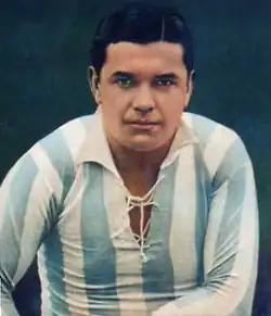 Seoane in het nationale shirt in 1923