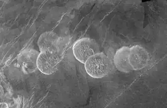 Radarbeeld van de ruimtesonde Magellan