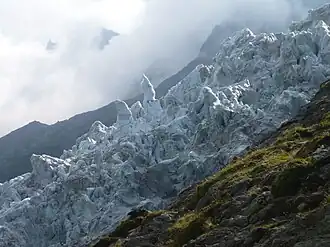 Seracs, Bossons-gletsjer