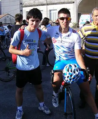 Serafín Martínez (op de fiets)