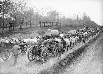 Het Servische leger vlucht richting Albanië