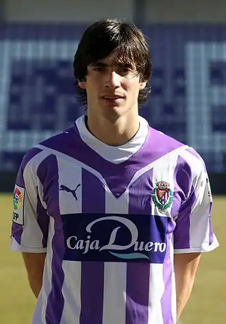 Sereno in 2010 als speler van Real Valladolid