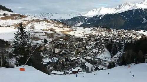 Serfaus in de winter