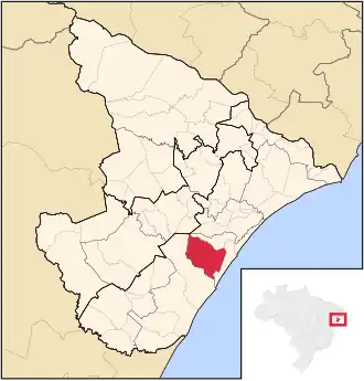 Kaart van São Cristóvão