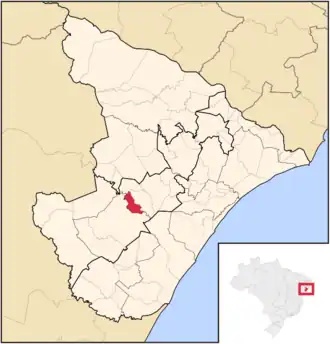 Kaart van São Domingos