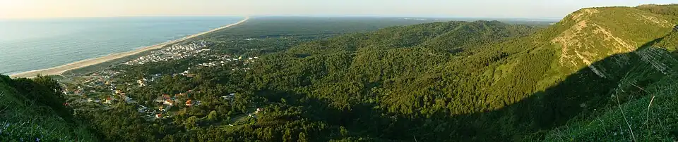 Serra da Boa Viagem en het strand van Quiaios