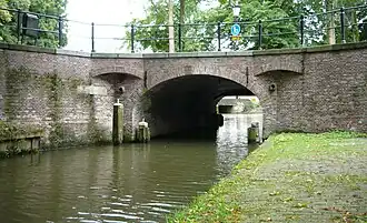 Servaasbrug te Utrecht gezien vanaf de Nieuwegracht