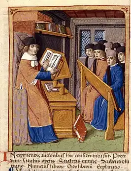 Miniatuur van Servius