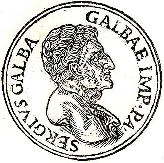 Servius Sulpicius Galba volgens de Promptuarii Iconum Insigniorum