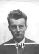 Seth Neddermeyers ID-badgefoto van Los Alamos.