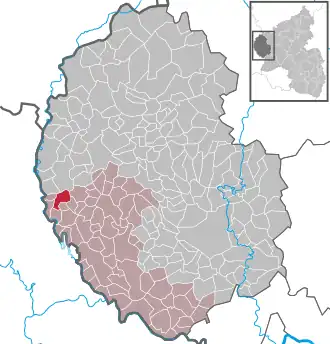 Kaart van Sevenig bei Neuerburg