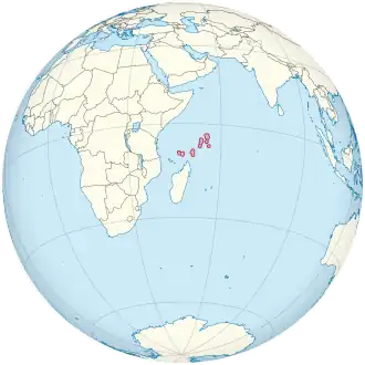 Schipbreuk op de Seychellen
