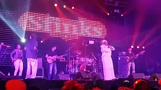 Optreden Marcia Griffiths ft. Asham Band in 2016