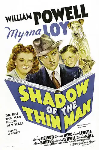Aanplakbiljet voor Shadow of the Thin Man