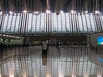 Vertrekhal op Pudong
