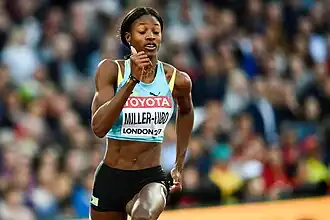 Shaunae Miller-Uibo in 2017.