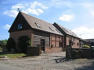 Een boerderij in Aston Cantlow