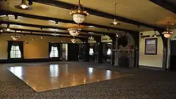 De dansvloer van Sheridan Inn