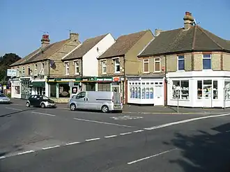 Winkels op Broadway.