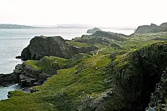 Kliffen aan de rand van Bay Roberts