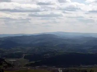 Bergachtige Sjor in de buurt van Tasjtagol