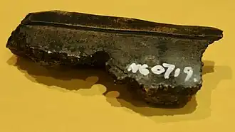 Fragment van de explosie aan boord van de Hr.Ms. Tjerk Hiddes (1943).