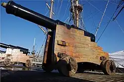 Kanonnen op rolpaarden