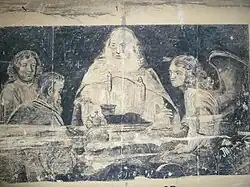 Detail houtskooltekening