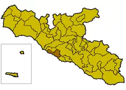 Locatie van Siculiana in Agrigento (AG)