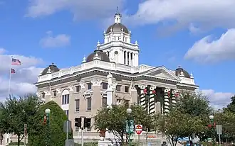 Het Lowndes-County- Courthouse in Valdosta, Georgia