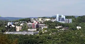 Campus van de Uni Siegen op de Haardter Berg