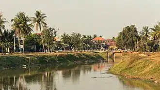 De Siem Reap-rivier