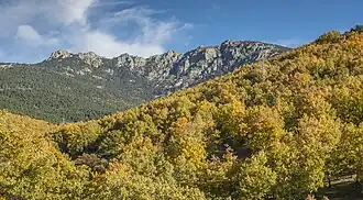 Siete Picos vanuit het zuiden