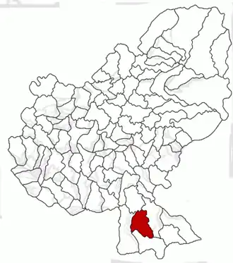 Kaart van Sighișoara